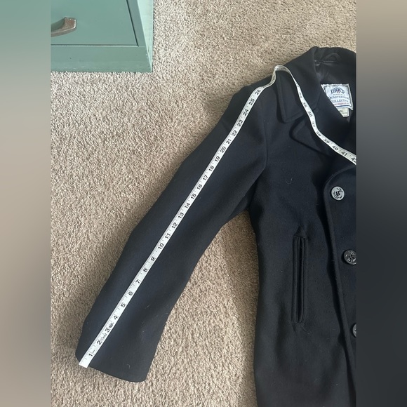 Vintage Sterlingwear USA Peacoat Black Men's Large 40L - Picture 3 of 6